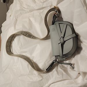 Loewe mini gate ash grey